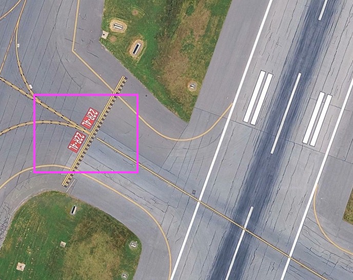 runway holding position sign